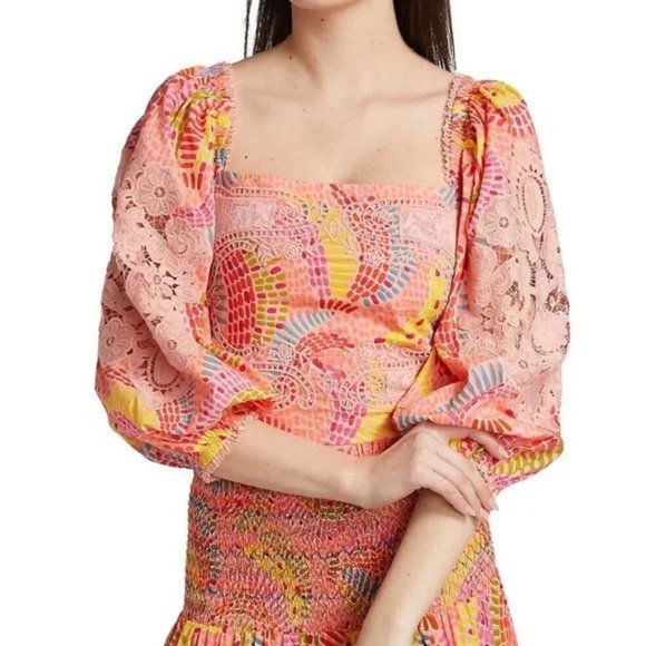 FARM Rio Dotted Banana Blouse - Picture 5 of 5